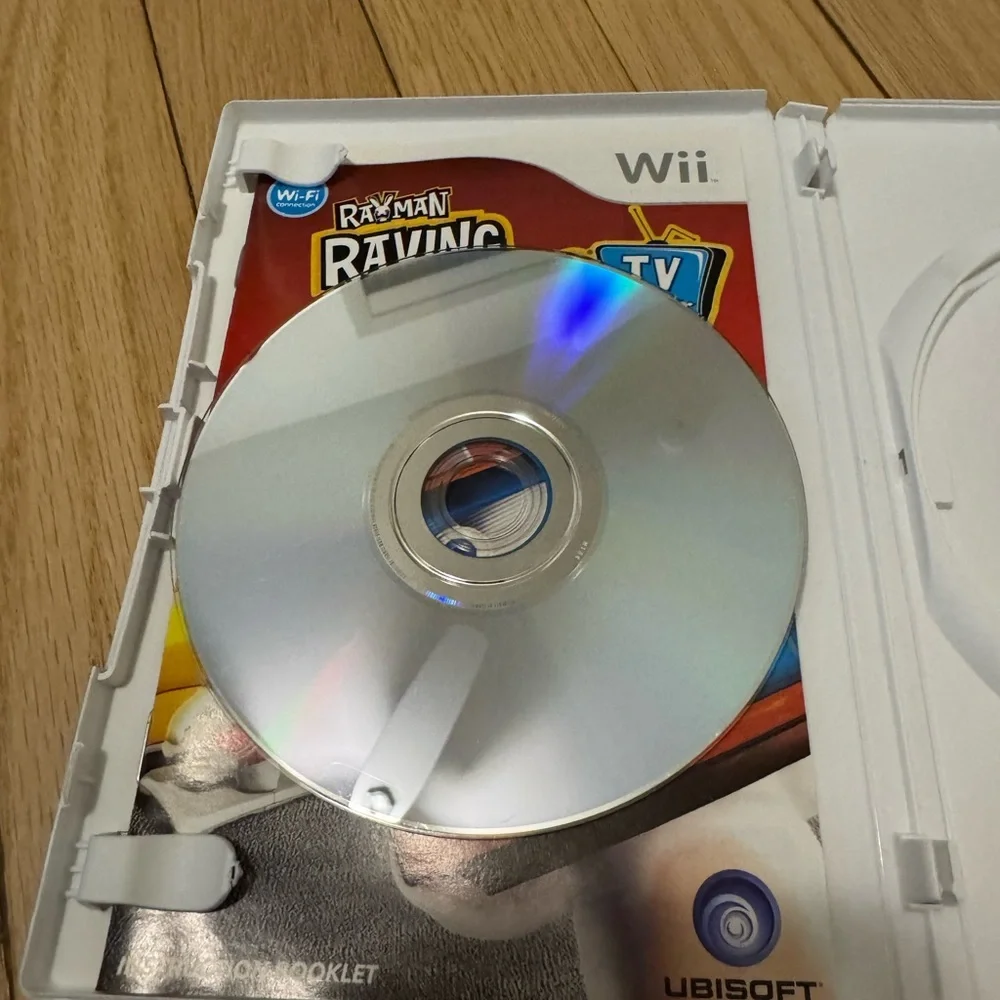 Nintendo‎ Wii Rayman Raving Rabbids TV Party Video Game Excellent Condition